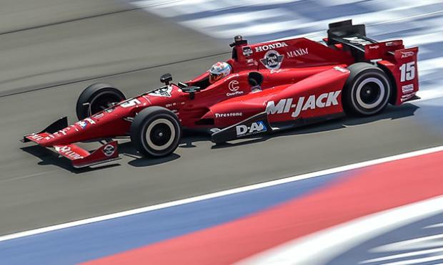 O piloto Graham Rahal venceu as 500 Milhas de Fontana da Fórmula Indy e encerrou um jejum de 125 corridas sem vencer
