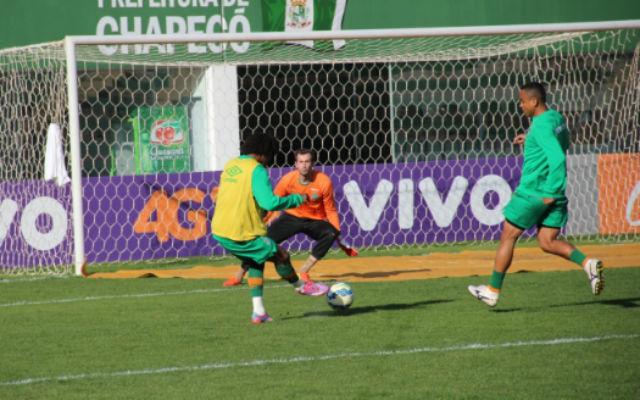 Jogadores voltaram aos trabalhos neste domingo mirando o duelo contra o Palmeiras (Foto: Divulgação/Chapecoense)
