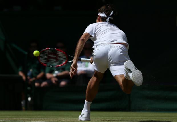 Roger Federer fez 3 a 1 em Sam Groth e chegou às oitavas de final de Wimbledon