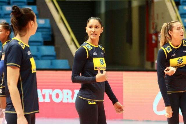 Jaque é uma das campeãs olímpicas que estarão no elenco do Pan-Americano (Foto: Divulgação/CBV)