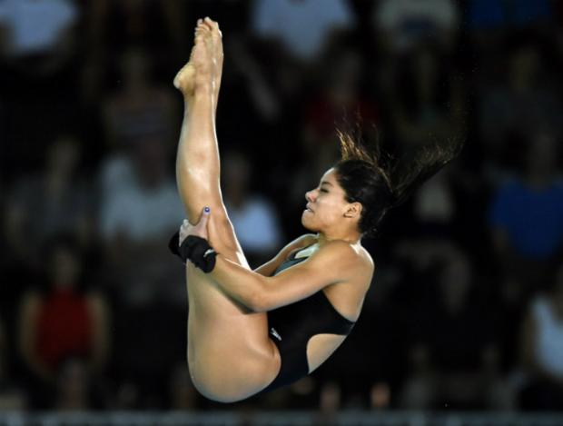 Ingrid de Oliveira terminou a classificatória em 7º lugar, mas disputará a final (Foto: TIMOTHY A. CLARY / AFP)
