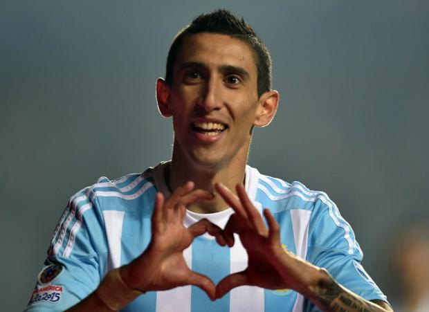 Di María foi vice-campeão da Copa América em 2015, com a seleção da Argentina