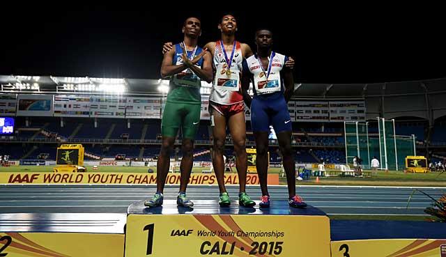 O brasileiro Derick de Souza Silva conquistou a prata com a marca de 10s49 nos 100m