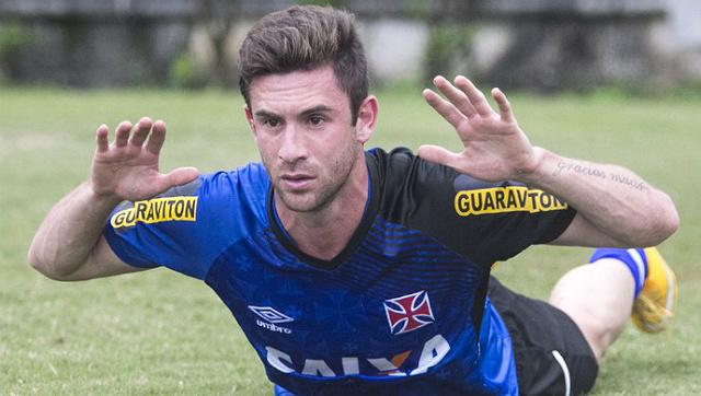 O meia Bruno Gallo retorna ao Vasco depois de seis anos atuando no futebol português (foto: Paulo Fernandes/Vasco)