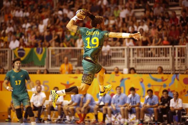 Fábio Chiuffa marcou cinco gols para o Brasil na goleada sobre o Uruguai em Toronto