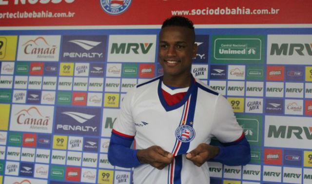 Gabriel Valongo chega ao Bahia para substituir Titi, que foi para a Turquia (Foto: Site Oficial do Bahia)