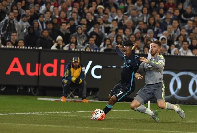 Ramos participou da vitória do Real sobre o Manchester CIty por 4 a 1, atuando como capitão do time