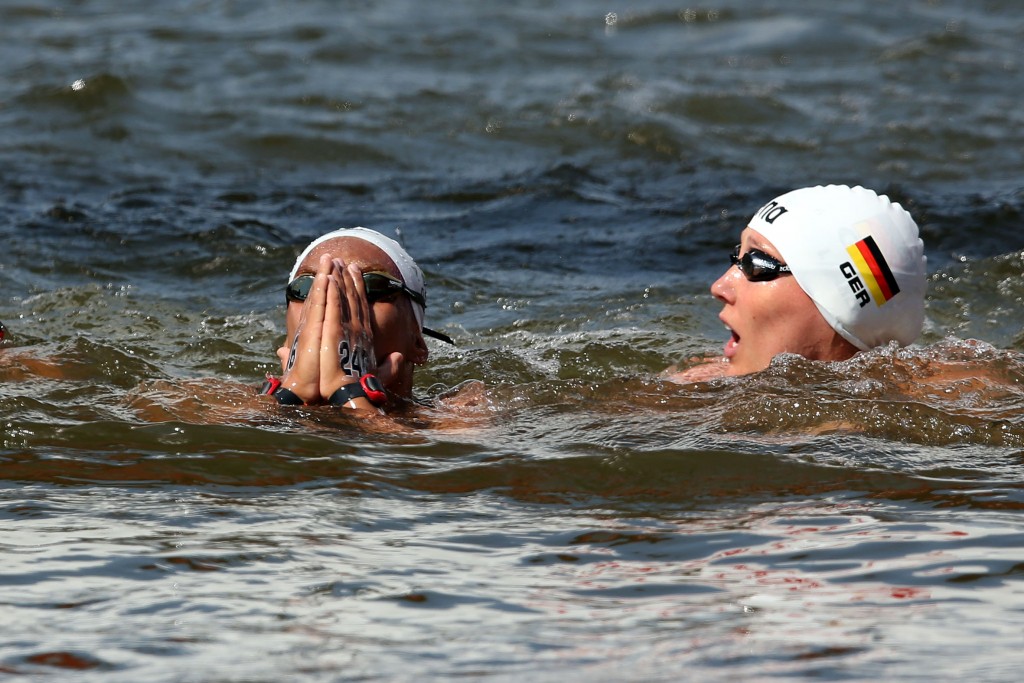 Ana Marcela Cunha levou o bronze nos 10km em Kazan e garantiu uma vaga para o Rio 2016 (Foto: Satiro Sodré/SSPress)