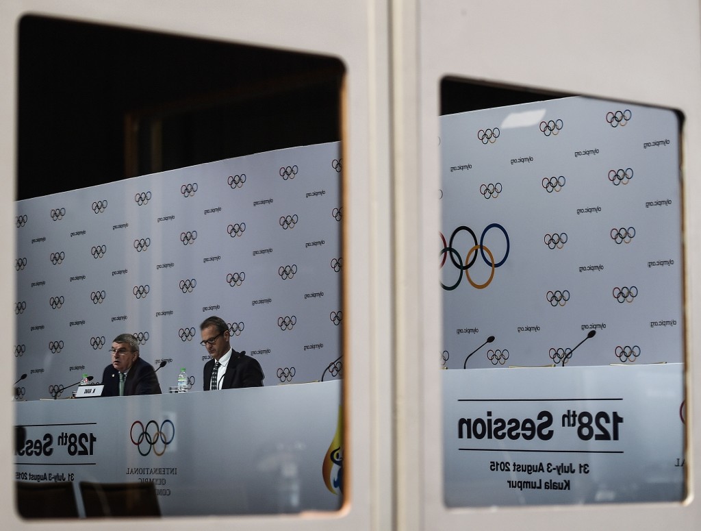 Na Malásia, Thomas Bach confirmou que aguardará uma nova candidatura dos Estados Unidos (Foto: Manan Vatsyayana/AFP)