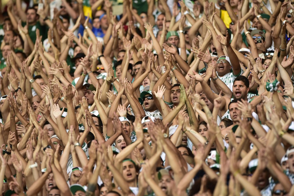 Torcedores estão entusiasmados com a boa fase do Palmeiras e lotarão o Palestra Itália (foto: Fernando Dantas/Gazeta Press)