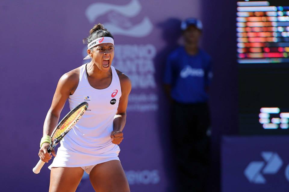 Teliana será única brasileira na semifinal do WTA de Florianópolis (Foto: Cristiano Andujar/CBT)
