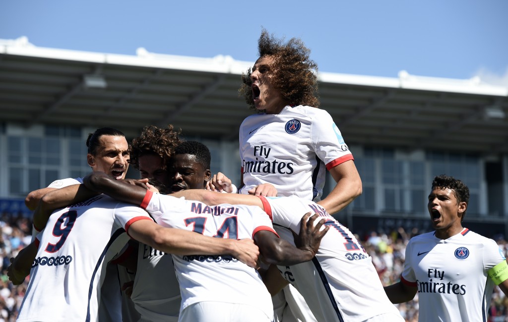 O PSG conquistou a Supercopa da França ao vencer o Lyon por 2 a 0, no último sábado (Foto: Frank Fife/AFP)