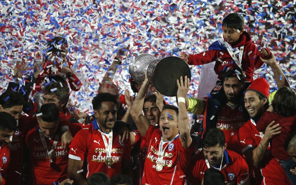 Título inédito da Copa América credenciou o Chile a figurar no top 10 do ranking da Fifa (Foto: Divulgação)