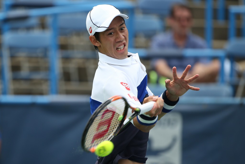Nishikori despachou Groth e deu mais um passo rumo ao título inédito em Washington (foto: AFP)