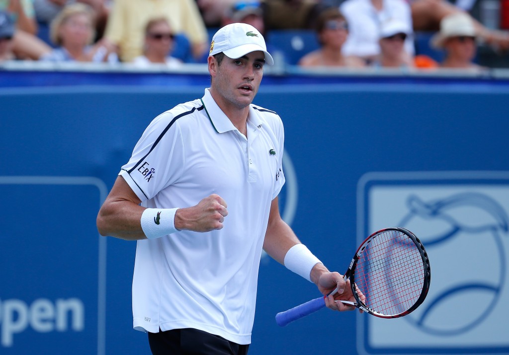 John Isner bateu o lituano Ricardas Berankis nesta sexta-feira (Foto:Kevin C. Cox / AFP )