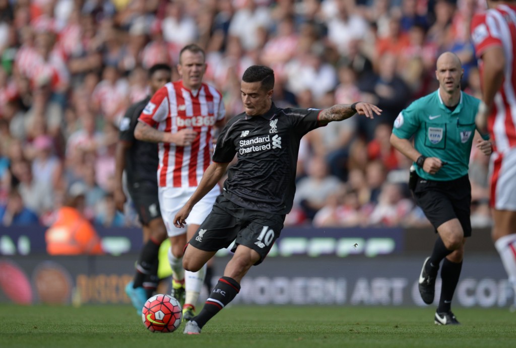 Philippe Coutinho  salvou o Liverpool em um jogo que tinha tudo para ficar no 0 a 0 (Foto: Oli Scarff/AFP)