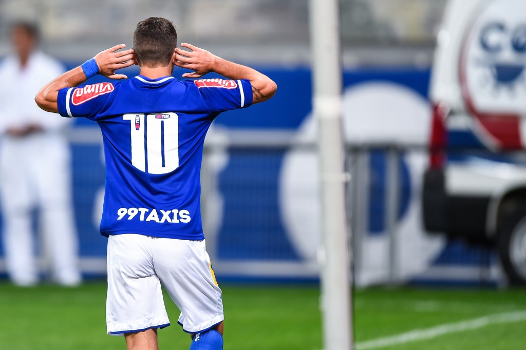 O uruguaio Arrascaeta marcou o gol de desempate do Cruzeiro contra o Palmeiras (Foto: Fred Magno/Light Press/Cruzeiro