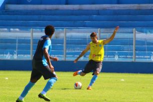 Elenco do Paysandu treinou no CT do Avaí e mudará esquema tático (Foto: Divulgação)