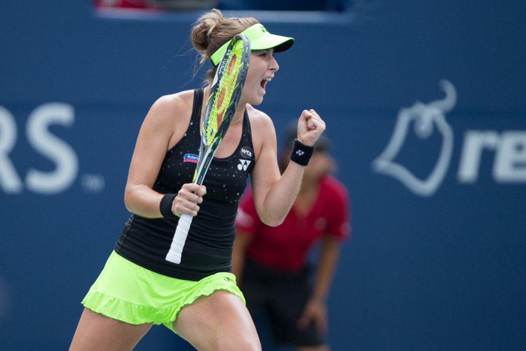 Belinda Bencic, vencedora em Toronto, abandonou a partida contra Safarova nesta quinta-feira. (Foto: AFP)
