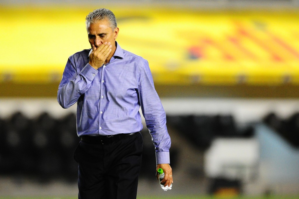 Tite reconheceu uma atuação "muito abaixo do padrão" do Corinthians (foto: Sergio Barzaghi/Gazeta Press)