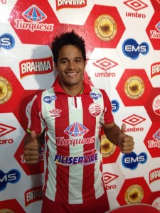 Daniel Morais é o novo matador do Timbu (Foto: Comunicação CNC)