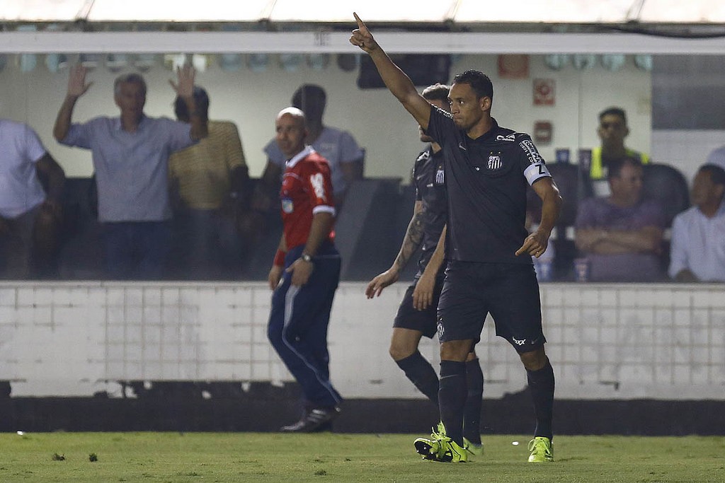 Ricardo Oliveira negou ansiedade, mas admitiu que estava incomodado (foto: Ricardo Saibun/Santos FC)