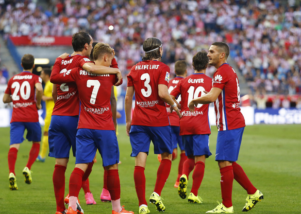 Em sua volta ao Vicente Calderón, Filipe Luis teve uma boa atuação (Foto: Site Oficial)