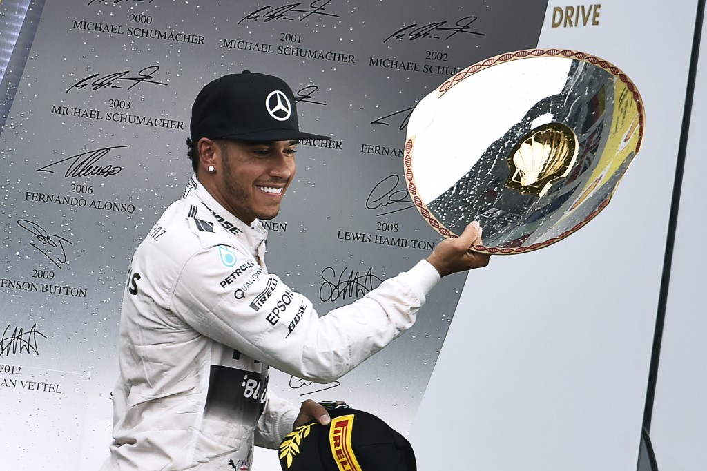Lewis Hamilton igualou Ayrton Senna com 80º da carreira. (Foto: John Thys/AFP)