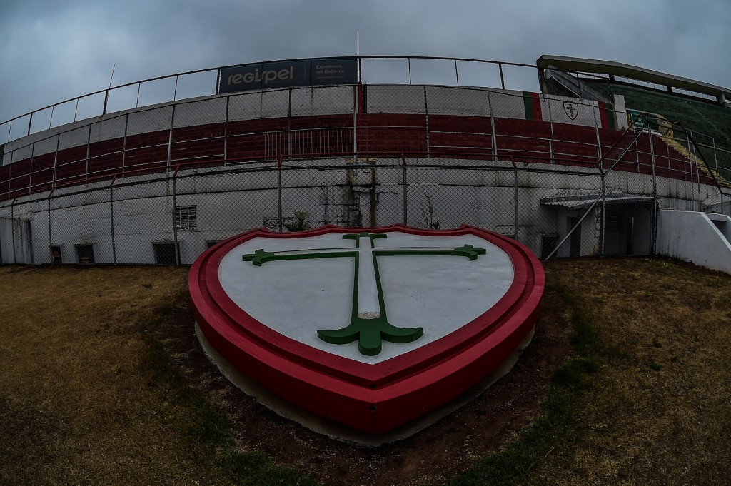 Vista do Estádio Dr. Osvaldo Teixeira Duarte (Canindé), em São Paulo, antes da partida entre Portuguesa e Icasa, válida pela trigésima segunda rodada do Campeonato Brasileiro 2014, da Série B.
