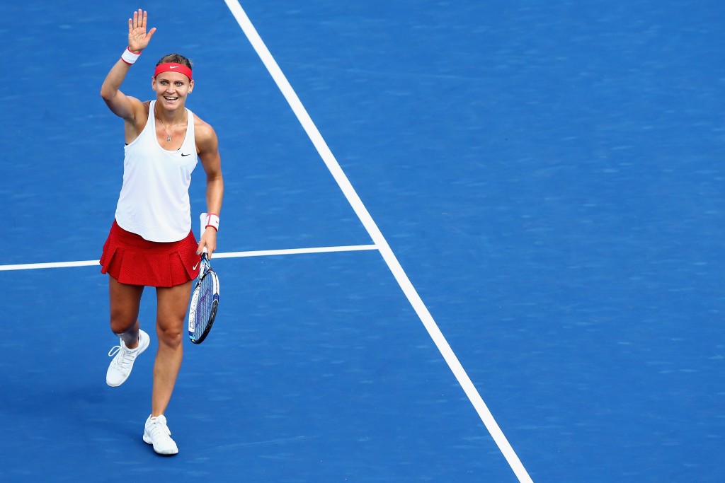 Lucie Safarova se classificou para a final do WTA de New Haven ao bater a ucraniana Lesia Tsurenko (Foto: Maddie Meyer/Getty Images/AFP)
