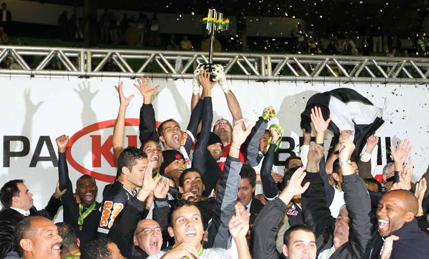 O Vasco foi campeão da Copa do Brasil em 2011, após passar pelo Coritiba na final (Divulgação/Vasco)