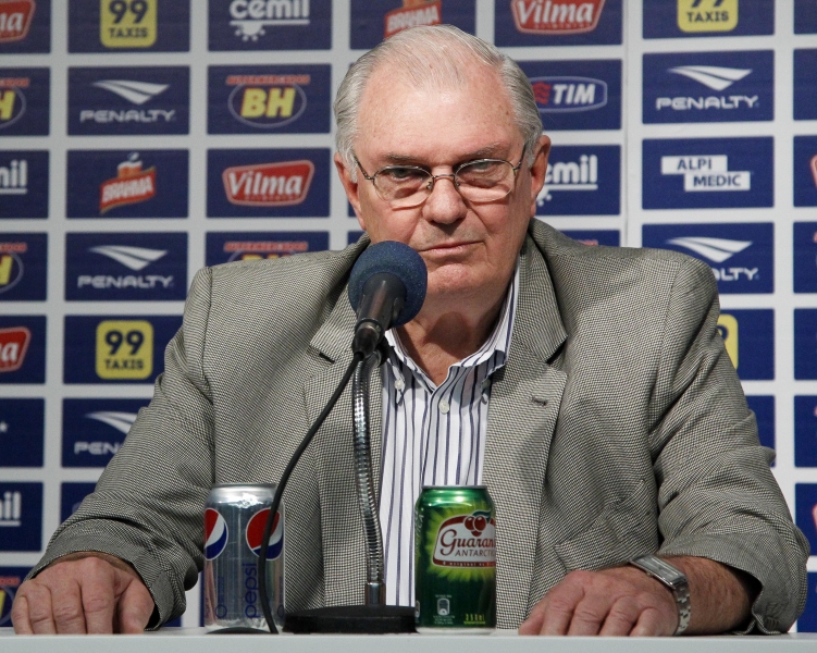 O presidente cruzeirense admite que pensou em deixar o cargo (foto: Washington Alves/Light Press)