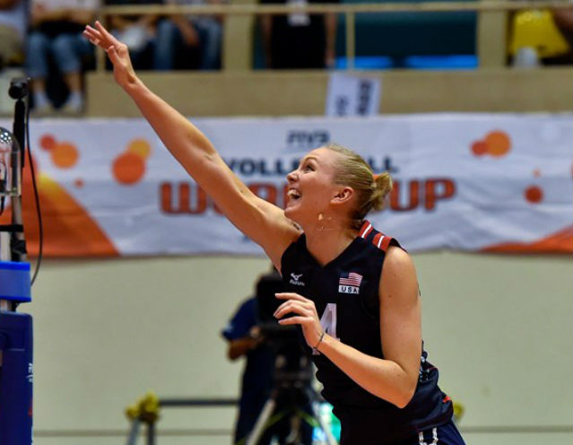 Seleção dos Estados Unidos venceu mais uma e lidera a competição (Foto: FIVB/Divulgação)