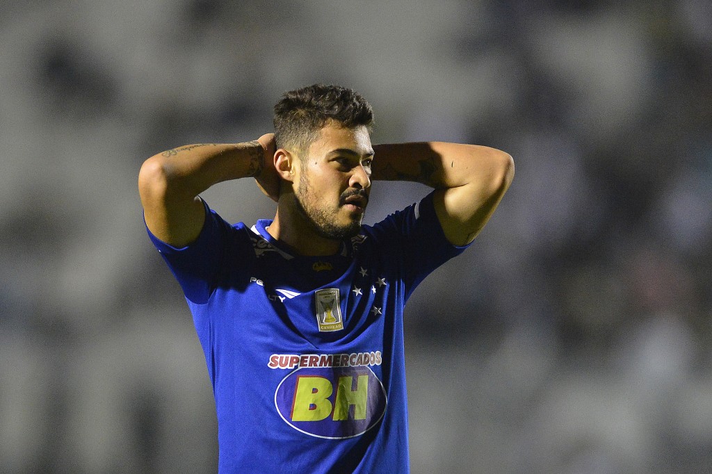 Antes de marcar o gol da vitória, Vinícius Araújo havia perdido uma chance importante na partida (Mauro Horita/Light Press)© Mauro Horita/Light Press/Cruzeiro