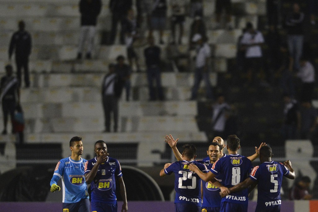 O Cruzeiro venceu a Ponte graças a um gol de Vinícius Araújo, aos 48 minutos do segundo tempo (Mauro Horita/Light Press)