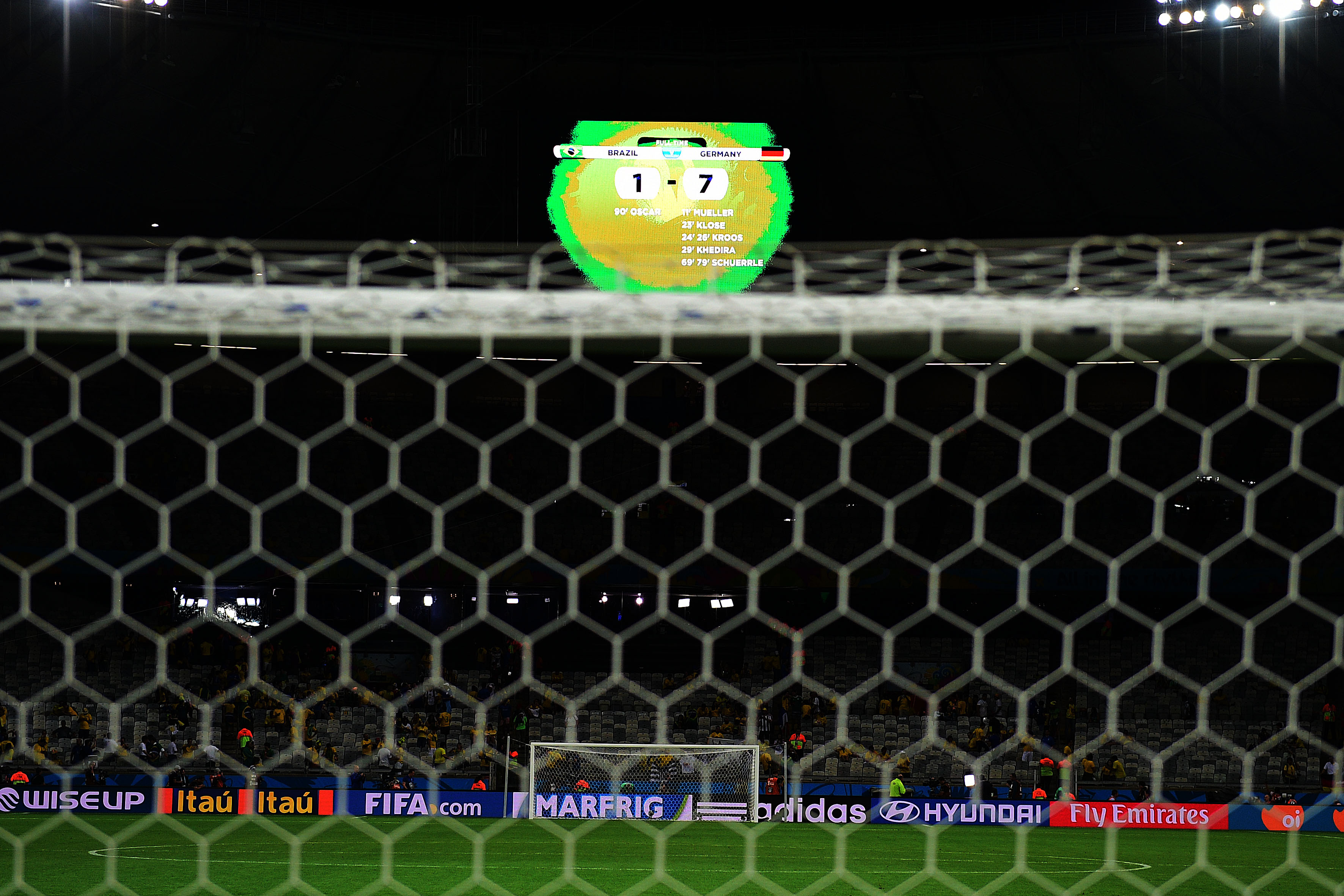 Um ano, sete histórias: reviva o maior vexame do esporte brasileiro. (Foto: Sergio Barzaghi/Gazeta Press)