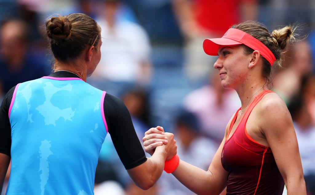 Simona Halep venceu a ucraniana Kateryna Bondarenko e avança para a terceira rodada do Aberto dos EUA. (Foto: Clive Brunskill/Getty Images/AFP)