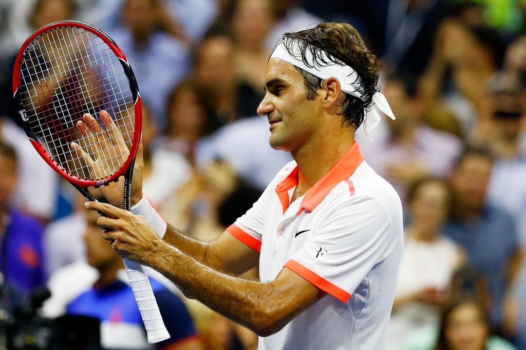 Roger Federer busca sexto título do Aberto dos EUA (Foto: Al Bello/Getty Images/AFP)