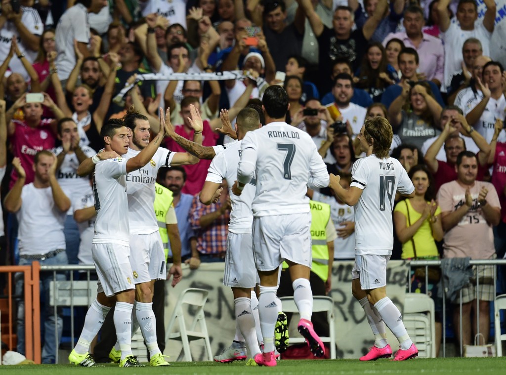 O elenco do Real Madrid foi avaliado no valor de quase R$ 3 bilhões (Foto: Pierre-Philippe Marcou/AFP)