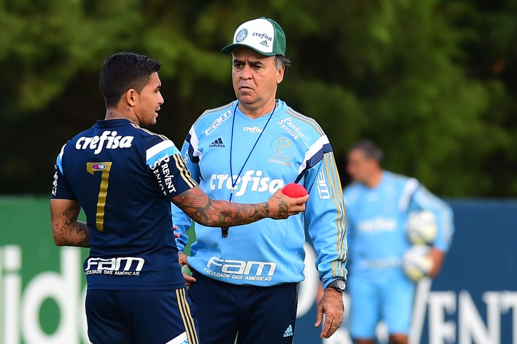 Dudu é titular de Marcelo Oliveira no Palmeiras. (Foto: Sergio Barzaghi/Gazeta Press)