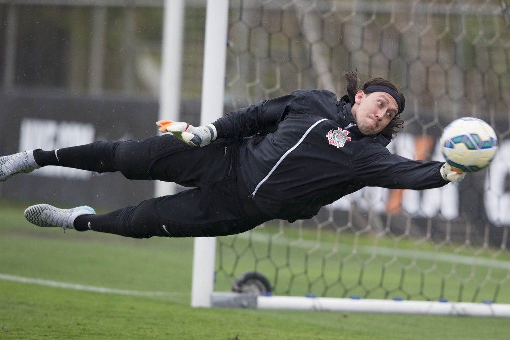 Cássio não tem boas recordações do Palmeiras nesta temporada (foto: Daniel Augusto Jr./Agência Corinthians)
