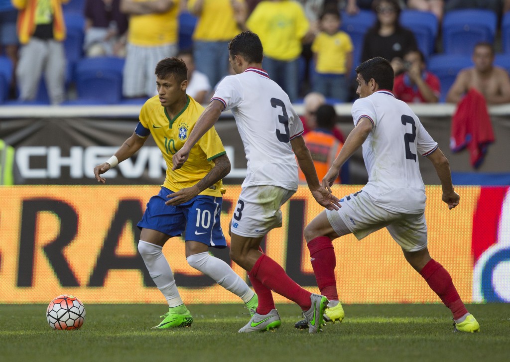 Neymar entrou aos 35 minutos do segundo tempo contra a Costa Rica (foto: Leo Correa/MoWa Press)