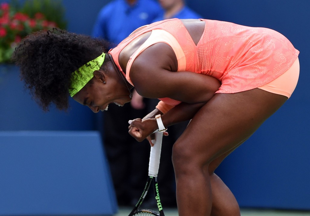 Serena Williams eliminou Madison Keys e segue na briga pelo 10º título no Aberto dos EUA (Foto:  Timothy A. CLary/AFP)