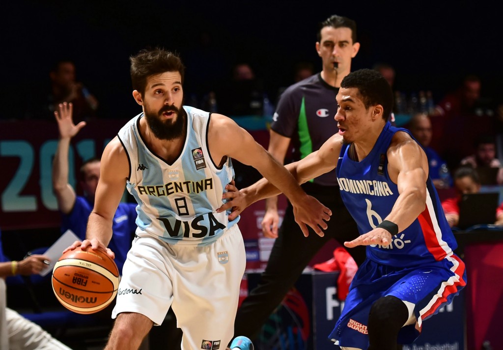 Argentina vence a República Dominicana e continua na briga pela liderança do Grupo X na Copa América de basquete (Foto: Ronaldo Schemidt/AFP)