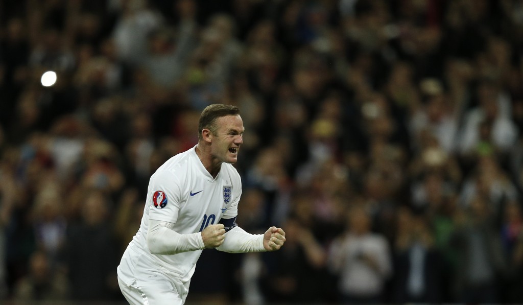 O atacante Wayne Rooney se tornou o maior artilheiro da seleção inglesa na história (Foto: Adrian Dennis/AFP)