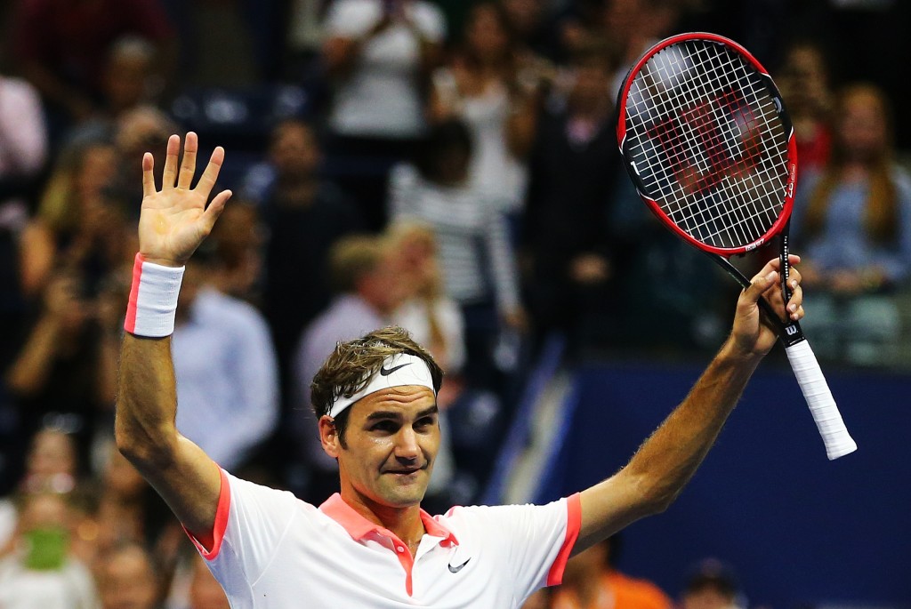 Federer despacha Wawrinka e se garante em decisão do Aberto dos EUA (Foto: Maddie Meyer/Getty Images/AFP)