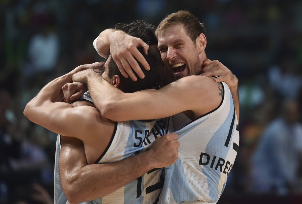 Campeã em Atenas 2004, Argentina vai brigar pelo bi no Rio de Janeiro (foto: Yuri Cortez/AFP)