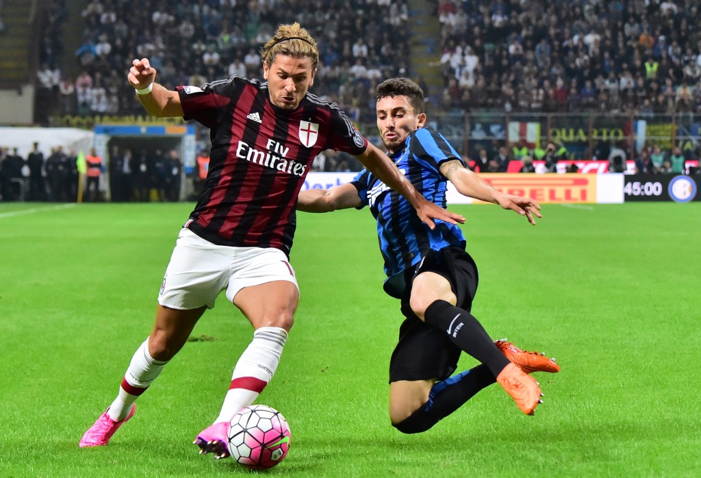 O Milan vem de derrota para a Internazionale em clássico disputado no último domingo (Foto: Giuseppe Cacace/AFP)