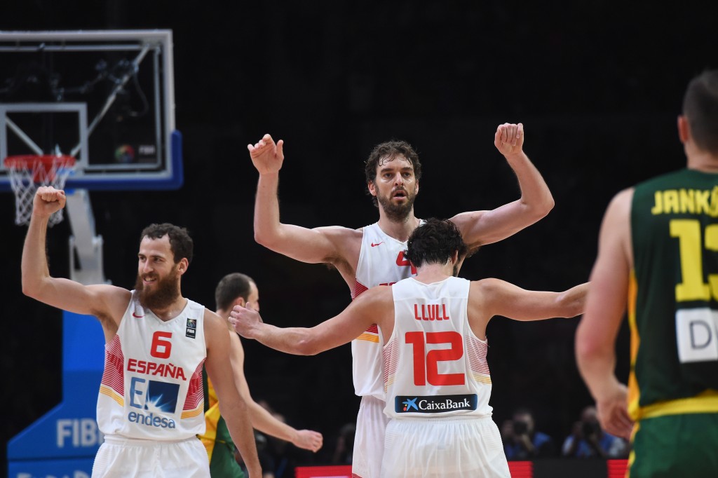 A Espanha contou com Pau Gasol para ficar com o título europeu (Foto: EMMANUEL DUNAND/AFP)