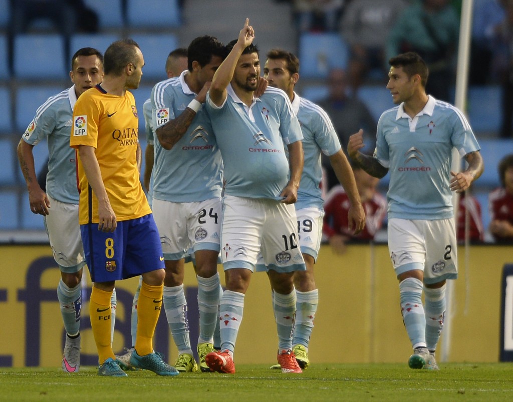 Goleada deixou Celta na liderança do Campeonato Espanhol (Foto: Miguel Riopa/AFP)